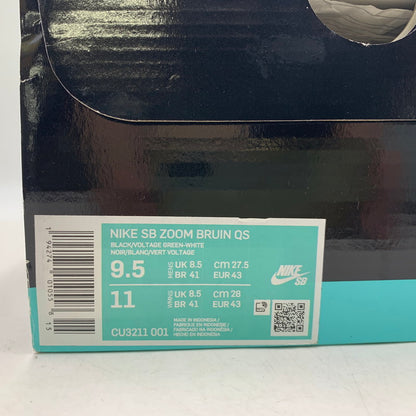 【中古品】【メンズ】 NIKE SB×POETS ナイキエスビー ポエット CU3211-001 ZOOM BRUIN QS ズーム ブイルン スニーカー シューズ 靴 160-260804-cs-04-izu サイズ：27.5cm カラー：BLACK/VOLTTAGE GREEN-WHITE 万代Net店