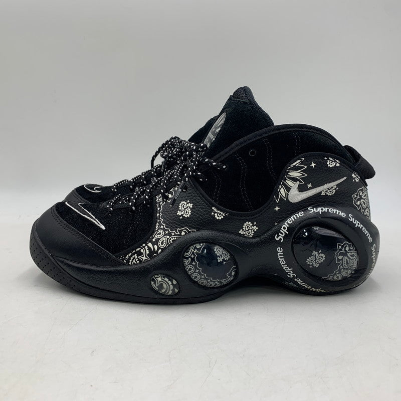 【中古品】【メンズ】 NIKE×SUPREME ナイキ シュプリーム DJ8604-001 AIR ZOOM FLIGHT 95 SP エア ズーム フライト スニーカー シューズ 靴 160-260804-cs-08-izu サイズ：26.5cm カラー：BLACK/WHITE 万代Net店