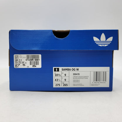 【中古品】【メンズ】 adidas アディダス SAMBA OG W ID0478 サンバ スニーカー 靴 161-260808-as-28-izu サイズ：27.5cm カラー：CREWHT/CBLACK/SANSTR 万代Net店