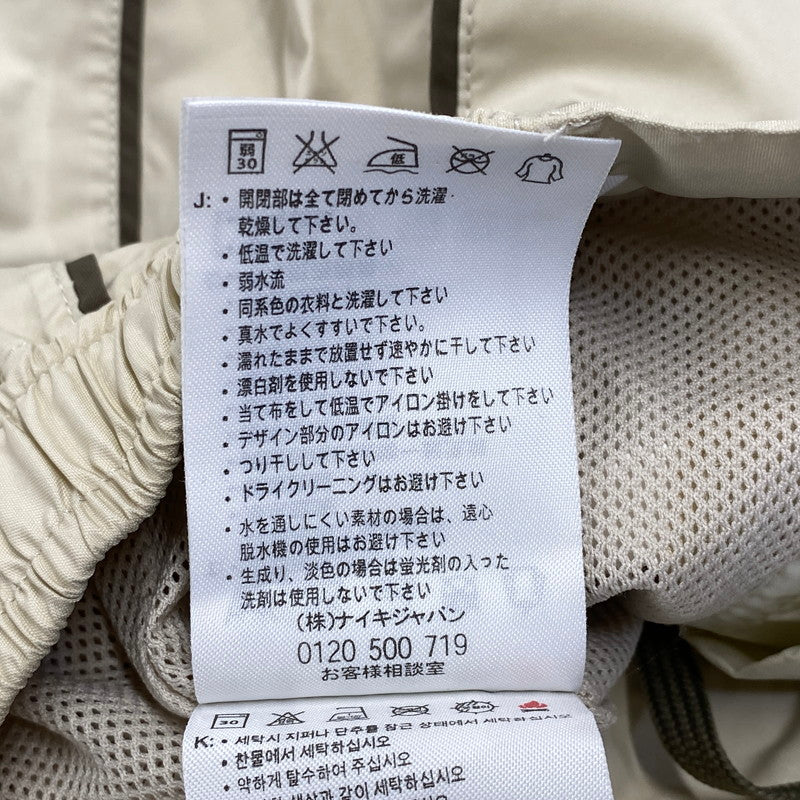 【中古品】【レディース】 NIKE GOLF ナイキ ゴルフ S6KCK CONVERTIBLE NYLON SET UP コンバーチブル ナイロン セットアップ 168-260804-yn-03-izu サイズ：M カラー：ベージュ 万代Net店