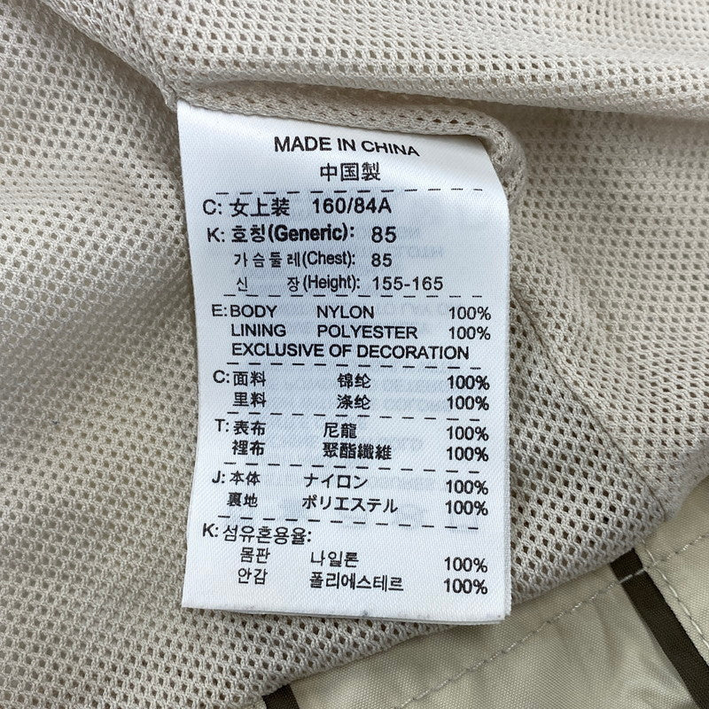 【中古品】【レディース】 NIKE GOLF ナイキ ゴルフ S6KCK CONVERTIBLE NYLON SET UP コンバーチブル ナイロン セットアップ 168-260804-yn-03-izu サイズ：M カラー：ベージュ 万代Net店