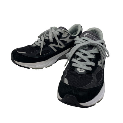 【中古品】【レディース】 NEW BALANCE ニューバランス WOMEN'S ウィメンズ 990V6 スニーカー シューズ 靴 166-260804-cs-01-izu サイズ：24.5cm カラー：ブラック×ホワイト 万代Net店