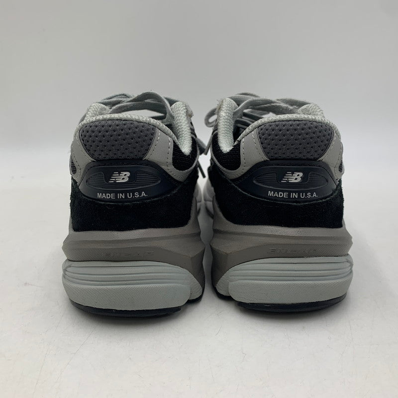 【中古品】【レディース】 NEW BALANCE ニューバランス WOMEN'S ウィメンズ 990V6 スニーカー シューズ 靴 166-260804-cs-01-izu サイズ：24.5cm カラー：ブラック×ホワイト 万代Net店