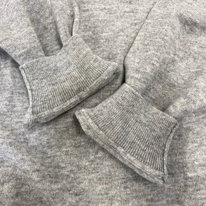 【中古品】【レディース】 DRAWER ドゥロワー 6513-106-1151 14G CASHMERE CREW NECK GATHERED SLEEVE KNIT カシミア クルー ネック ギャザード スリーブ ニット 168-260804-yn-07-izu サイズ：2 カラー：グレー 万代Net店