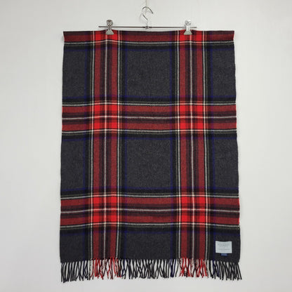 【中古品】【メンズ/レディース】 BEGG&CO FOR UNITED ARROWS ベグアンドコー ユナイテッドアローズ LAMBS WOOL FRINGE TARTAN CHECK MUFFLER ラムウール フリンジ タータンチェック マフラー 187-260803-as-37-izu カラー：マルチカラー 万代Net店