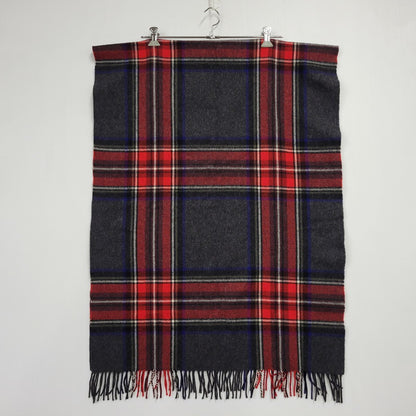 【中古品】【メンズ/レディース】 BEGG&CO FOR UNITED ARROWS ベグアンドコー ユナイテッドアローズ LAMBS WOOL FRINGE TARTAN CHECK MUFFLER ラムウール フリンジ タータンチェック マフラー 187-260803-as-37-izu カラー：マルチカラー 万代Net店