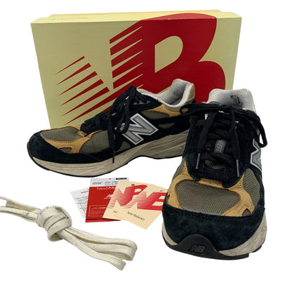 【現状渡し品】【メンズ】 NEW BALANCE ニューバランス M990BB3 990V3 スニーカー シューズ 靴 162-260804-cs-02-izu サイズ：27cm カラー：BLACK TAN 万代Net店