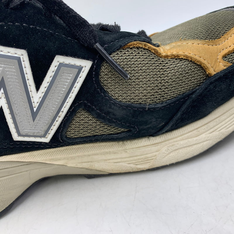 【現状渡し品】【メンズ】 NEW BALANCE ニューバランス M990BB3 990V3 スニーカー シューズ 靴 162-260804-cs-02-izu サイズ：27cm カラー：BLACK TAN 万代Net店