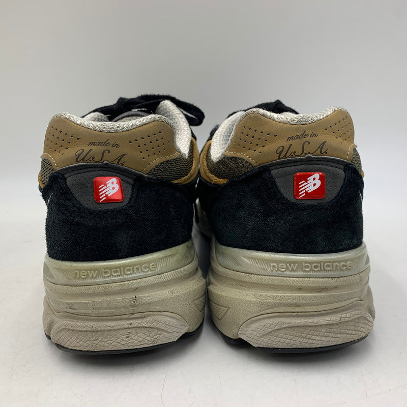 【現状渡し品】【メンズ】 NEW BALANCE ニューバランス M990BB3 990V3 スニーカー シューズ 靴 162-260804-cs-02-izu サイズ：27cm カラー：BLACK TAN 万代Net店