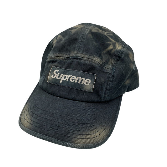 【中古品】【メンズ/レディース】 SUPREME シュプリーム 25AW OVERDYED CAMP CAP オーバーダイド キャンプ キャップ 帽子 185-260804-cs-15-izu サイズ：F カラー：ブラック系 万代Net店
