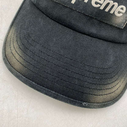【中古品】【メンズ/レディース】 SUPREME シュプリーム 25AW OVERDYED CAMP CAP オーバーダイド キャンプ キャップ 帽子 185-260804-cs-15-izu サイズ：F カラー：ブラック系 万代Net店