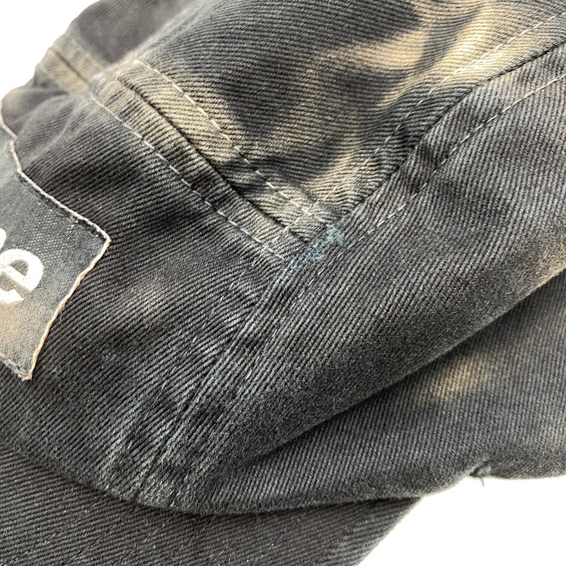 【中古品】【メンズ/レディース】 SUPREME シュプリーム 25AW OVERDYED CAMP CAP オーバーダイド キャンプ キャップ 帽子 185-260804-cs-15-izu サイズ：F カラー：ブラック系 万代Net店