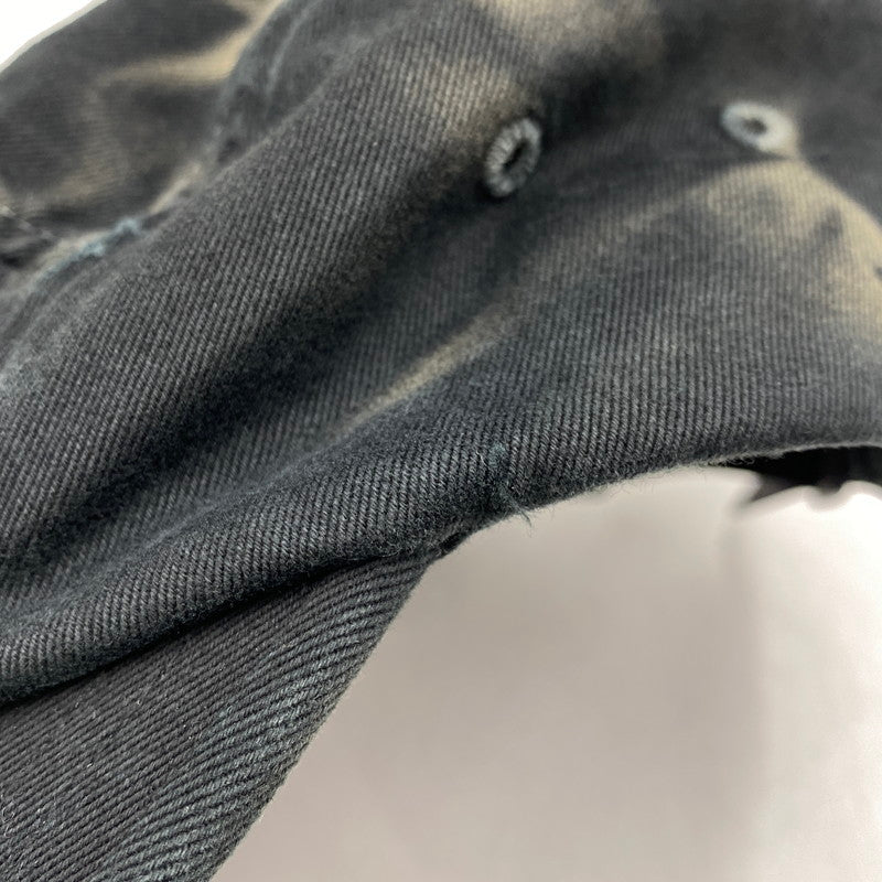 【中古品】【メンズ/レディース】 SUPREME シュプリーム 25AW OVERDYED CAMP CAP オーバーダイド キャンプ キャップ 帽子 185-260804-cs-15-izu サイズ：F カラー：ブラック系 万代Net店