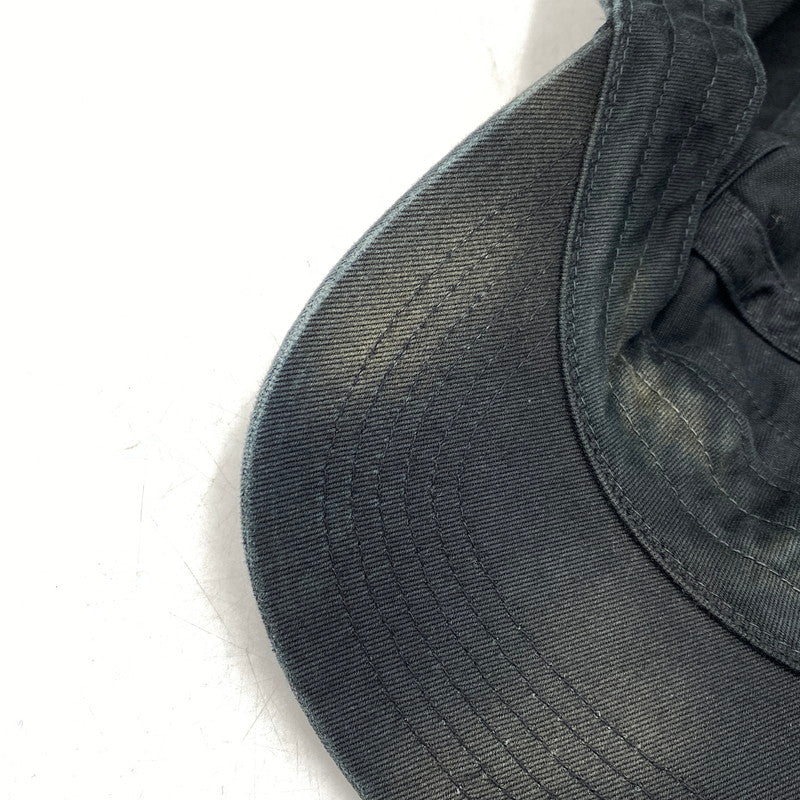 【中古品】【メンズ/レディース】 SUPREME シュプリーム 25AW OVERDYED CAMP CAP オーバーダイド キャンプ キャップ 帽子 185-260804-cs-15-izu サイズ：F カラー：ブラック系 万代Net店