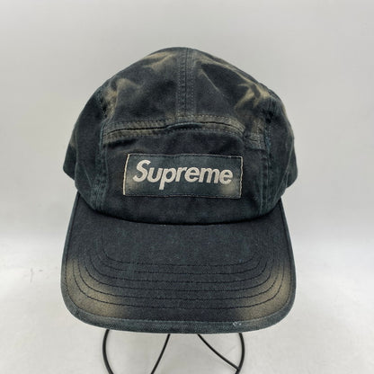 【中古品】【メンズ/レディース】 SUPREME シュプリーム 25AW OVERDYED CAMP CAP オーバーダイド キャンプ キャップ 帽子 185-260804-cs-15-izu サイズ：F カラー：ブラック系 万代Net店