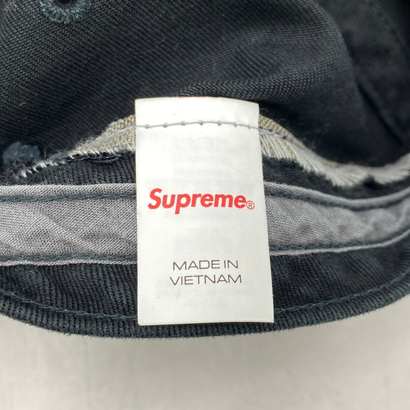 【中古品】【メンズ/レディース】 SUPREME シュプリーム 25AW OVERDYED CAMP CAP オーバーダイド キャンプ キャップ 帽子 185-260804-cs-15-izu サイズ：F カラー：ブラック系 万代Net店