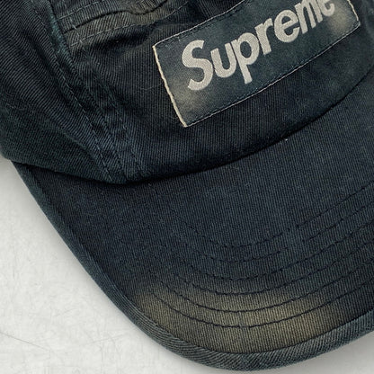 【中古品】【メンズ/レディース】 SUPREME シュプリーム 25AW OVERDYED CAMP CAP オーバーダイド キャンプ キャップ 帽子 185-260804-cs-15-izu サイズ：F カラー：ブラック系 万代Net店