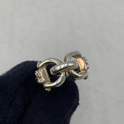 【中古品】【レディース】 WAKAN SILVER SMITH ワカン シルバー スミス R-086 SV925 HORSE BIT RING ホース ビット リング 指輪 アクセサリー 192-260804-ya-03-izu サイズ：9号 カラー：シルバー 万代Net店
