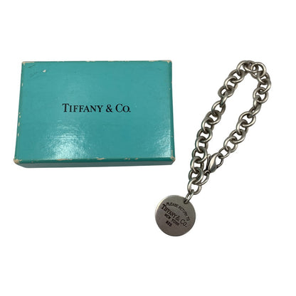 【中古品】【レディース】 TIFFANY&CO. ティファニー925 RETURN TO CHAIN BRACELET リターン トゥ チェーン ブレスレット アクセサリー 182-260804-ya-04-izu カラー：シルバー 万代Net店