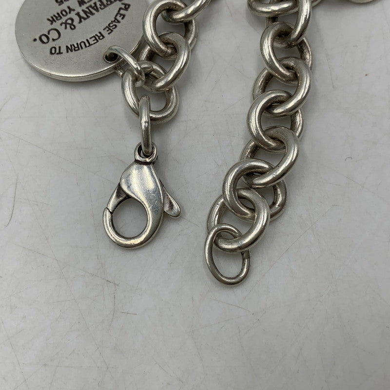 【中古品】【レディース】 TIFFANY&CO. ティファニー925 RETURN TO CHAIN BRACELET リターン トゥ チェーン ブレスレット アクセサリー 182-260804-ya-04-izu カラー：シルバー 万代Net店