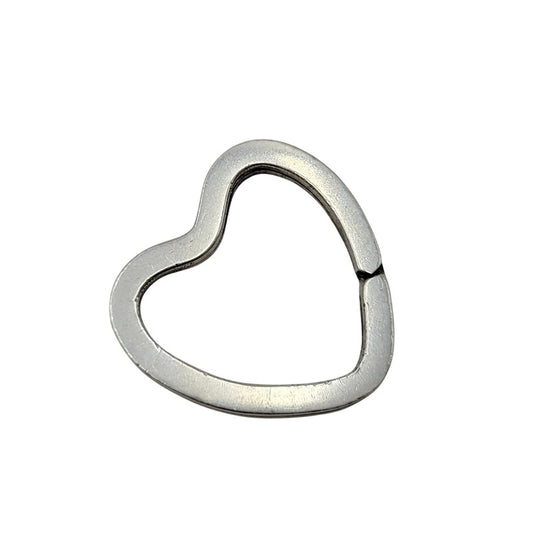 【中古品】【レディース】 TIFFANY&Co. ティファニー 925 OPEN HEART KEY RING オープン ハート キーリング 182-260806-as-05-izu カラー：シルバー 万代Net店
