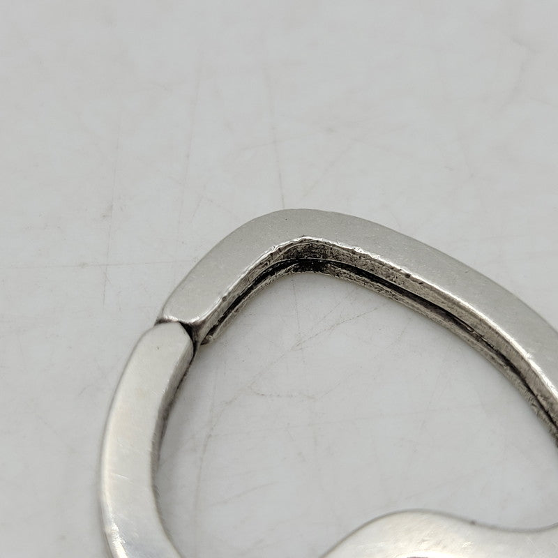 【中古品】【レディース】 TIFFANY&Co. ティファニー 925 OPEN HEART KEY RING オープン ハート キーリング 182-260806-as-05-izu カラー：シルバー 万代Net店