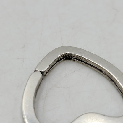 【中古品】【レディース】 TIFFANY&Co. ティファニー 925 OPEN HEART KEY RING オープン ハート キーリング 182-260806-as-05-izu カラー：シルバー 万代Net店