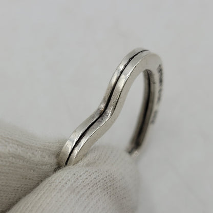 【中古品】【レディース】 TIFFANY&Co. ティファニー 925 OPEN HEART KEY RING オープン ハート キーリング 182-260806-as-05-izu カラー：シルバー 万代Net店