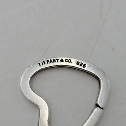 【中古品】【レディース】 TIFFANY&Co. ティファニー 925 OPEN HEART KEY RING オープン ハート キーリング 182-260806-as-05-izu カラー：シルバー 万代Net店
