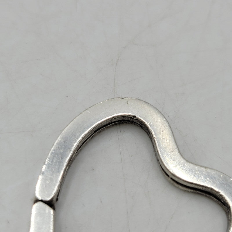 【中古品】【レディース】 TIFFANY&Co. ティファニー 925 OPEN HEART KEY RING オープン ハート キーリング 182-260806-as-05-izu カラー：シルバー 万代Net店