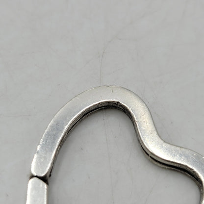 【中古品】【レディース】 TIFFANY&Co. ティファニー 925 OPEN HEART KEY RING オープン ハート キーリング 182-260806-as-05-izu カラー：シルバー 万代Net店