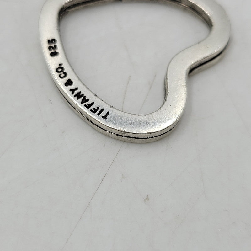 【中古品】【レディース】 TIFFANY&Co. ティファニー 925 OPEN HEART KEY RING オープン ハート キーリング 182-260806-as-05-izu カラー：シルバー 万代Net店