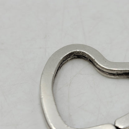 【中古品】【レディース】 TIFFANY&Co. ティファニー 925 OPEN HEART KEY RING オープン ハート キーリング 182-260806-as-05-izu カラー：シルバー 万代Net店