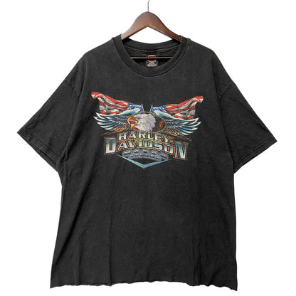 【中古品】【メンズ】 HARLEY DAVIDSON ハーレーダビッドソン LAS VEGAS NEVADA SS TEE c1998 ラスベガス ネバダ 半袖Tシャツ USA製 146-260808-as-11-izu サイズ：XL カラー：ブラック 万代Net店