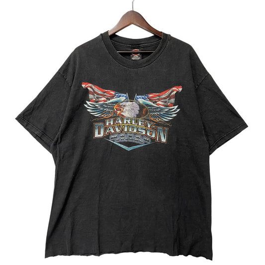 【中古品】【メンズ】 HARLEY DAVIDSON ハーレーダビッドソン LAS VEGAS NEVADA SS TEE c1998 ラスベガス ネバダ 半袖Tシャツ USA製 146-260808-as-11-izu サイズ：XL カラー：ブラック 万代Net店