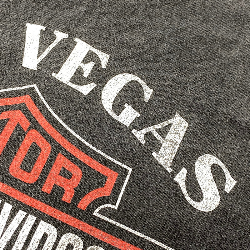 【中古品】【メンズ】 HARLEY DAVIDSON ハーレーダビッドソン LAS VEGAS NEVADA SS TEE c1998 ラスベガス ネバダ 半袖Tシャツ USA製 146-260808-as-11-izu サイズ：XL カラー：ブラック 万代Net店