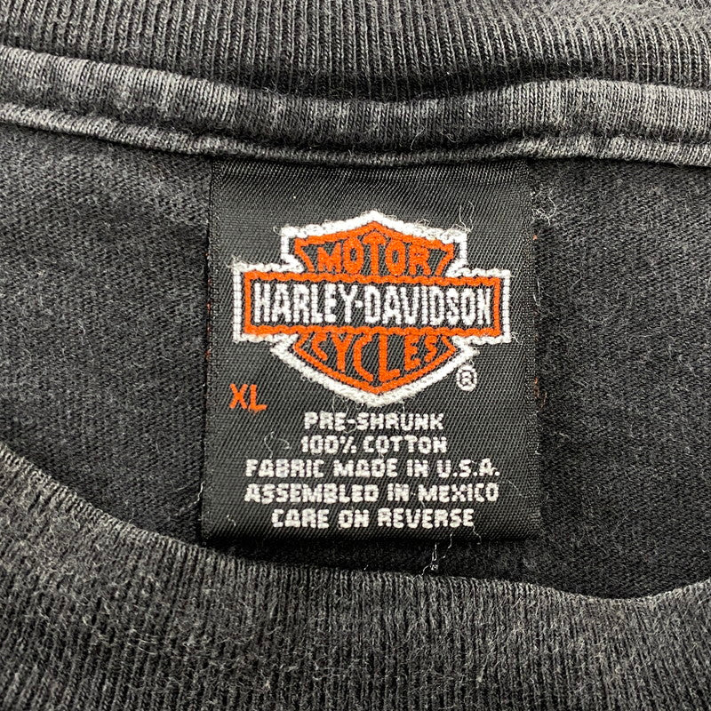 【中古品】【メンズ】 HARLEY DAVIDSON ハーレーダビッドソン LAS VEGAS NEVADA SS TEE c1998 ラスベガス ネバダ 半袖Tシャツ USA製 146-260808-as-11-izu サイズ：XL カラー：ブラック 万代Net店