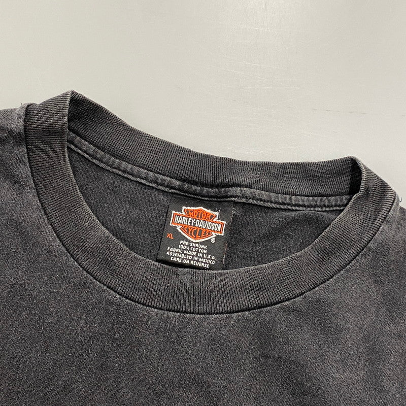 【中古品】【メンズ】 HARLEY DAVIDSON ハーレーダビッドソン LAS VEGAS NEVADA SS TEE c1998 ラスベガス ネバダ 半袖Tシャツ USA製 146-260808-as-11-izu サイズ：XL カラー：ブラック 万代Net店