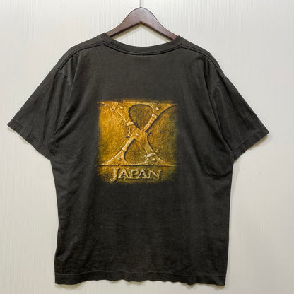 【中古品】【メンズ】 X-JAPAN エックスジャパン THE ROXX 両シングル PSYENCE SS TEE ショートスリーブ Tシャツ 半袖 トップス 146-260804-yn-08-izu サイズ：L カラー：グレー 万代Net店