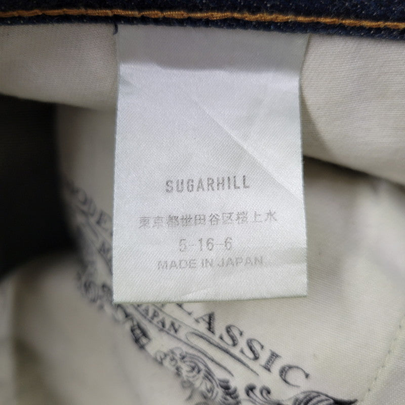 【中古品】【メンズ】 SUGARHILL シュガーヒル CLASS02 CLASSIC DENIM PANTS クラシック デニムパンツ ジーンズ ズボン ボトムス 151-260805-ay-04-izu サイズ：32 カラー：インディゴ 万代Net店