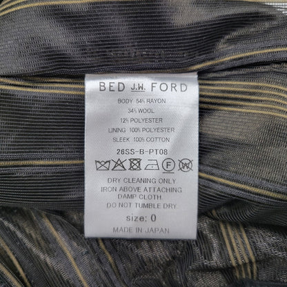 【中古品】【メンズ】 BED J.W. FORD ベッドフォード 26SS NICE MATERIAL EASY P 26SS-B-PT08 イージーパンツ ズボン ボトムス 151-260805-ay-13-izu カラー：ブラック 万代Net店