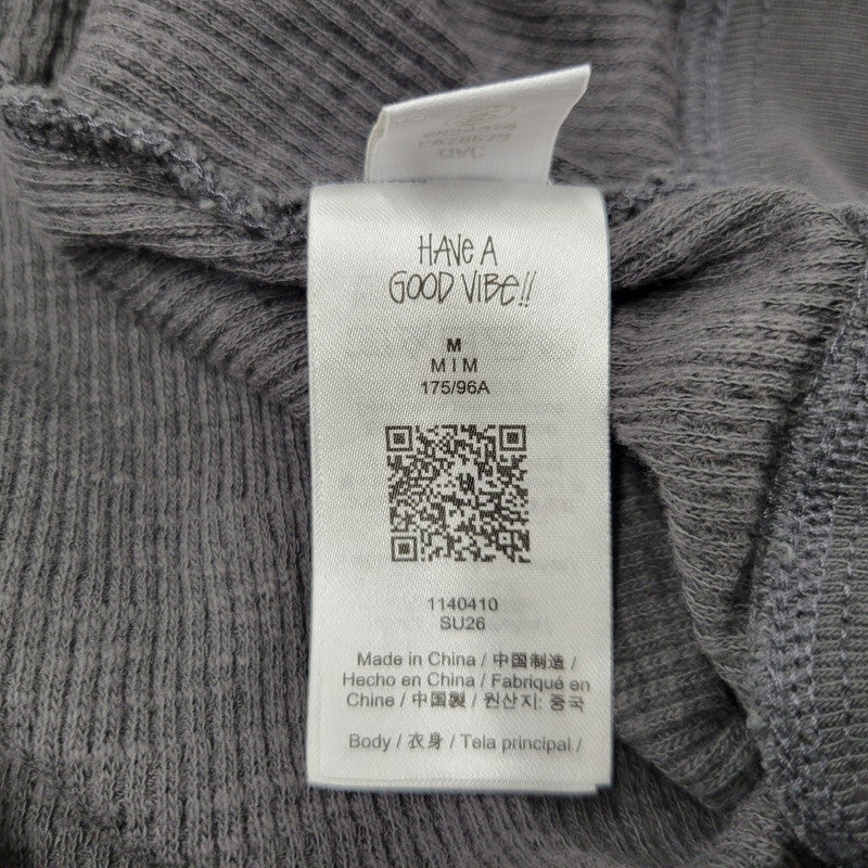 【中古品】【メンズ】 STUSSY ステューシー 26SS LIGHTWEIGHT THERMAL HOODIE 1140410 コットンサーマルフーディ パーカー トップス 142-260805-ay-01-izu サイズ：M カラー：FADED BLACK 万代Net店