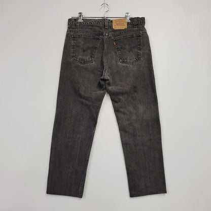 【中古品】【メンズ】 Levi's リーバイス 505 DENIM PANTS 40505-4159 デニムパンツ USA製 ジーンズ ズボン ボトムス 157-260805-ay-10-izu サイズ：36×32 カラー：ブラック 万代Net店