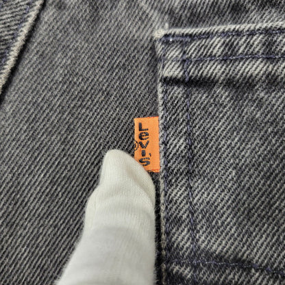 【中古品】【メンズ】 Levi's リーバイス 505 DENIM PANTS 40505-4159 デニムパンツ USA製 ジーンズ ズボン ボトムス 157-260805-ay-10-izu サイズ：36×32 カラー：ブラック 万代Net店