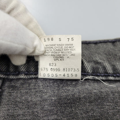 【中古品】【メンズ】 Levi's リーバイス 505 DENIM PANTS 40505-4159 デニムパンツ USA製 ジーンズ ズボン ボトムス 157-260805-ay-10-izu サイズ：36×32 カラー：ブラック 万代Net店