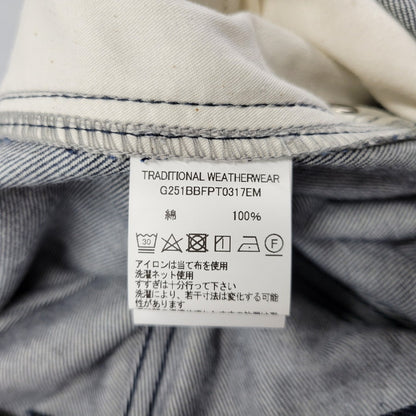 【中古品】【メンズ】 Traditional Weatherwear トラディショナルウェザーウェア UNIONSLACKS 102D DENIM PANTS G251BBFPT0317EM ユニオンスラック 102D デニムパンツ 152-260805-ay-03-izu サイズ：XS カラー：インディゴ 万代Net店