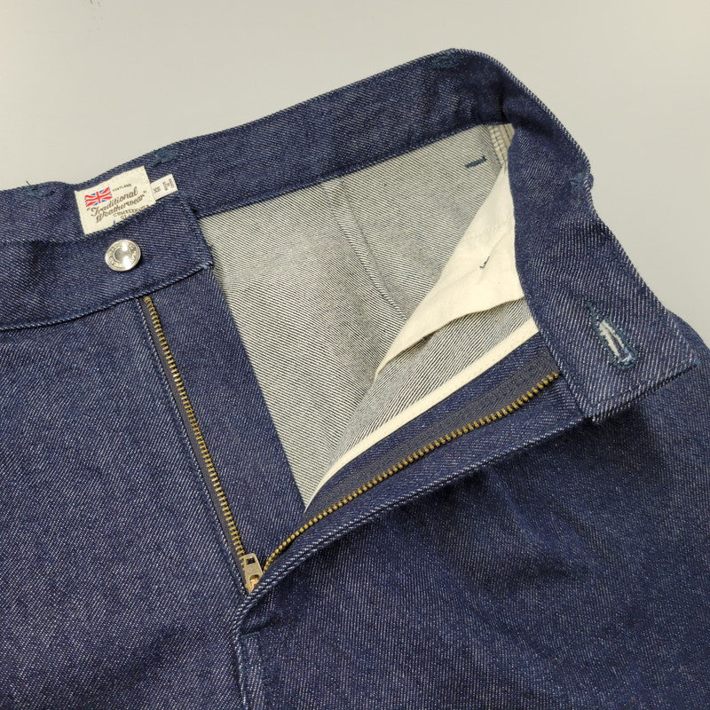 【中古品】【メンズ】 Traditional Weatherwear トラディショナルウェザーウェア UNIONSLACKS 102D DENIM PANTS G251BBFPT0317EM ユニオンスラック 102D デニムパンツ 152-260805-ay-03-izu サイズ：XS カラー：インディゴ 万代Net店