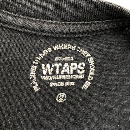 【中古品】【メンズ】 WTAPS ダブルタップス PTWTSB S/S TEE 半袖Tシャツ 142-260808-as-13-izu サイズ：2 カラー：ブラック 万代Net店