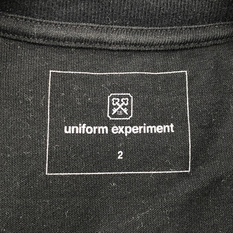 【中古品】【メンズ】 uniform experiment ユニフォームエクスペリメント FRAGMENT フラグメント JAZZY JAY JAZZY 5 S/S TEE 半袖Tシャツ 142-260808-as-09-izu サイズ：2 カラー：ブラック 万代Net店