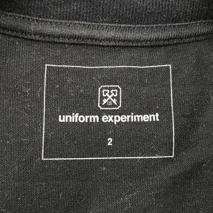 【中古品】【メンズ】 uniform experiment ユニフォームエクスペリメント FRAGMENT フラグメント JAZZY JAY JAZZY 5 S/S TEE 半袖Tシャツ 142-260808-as-09-izu サイズ：2 カラー：ブラック 万代Net店
